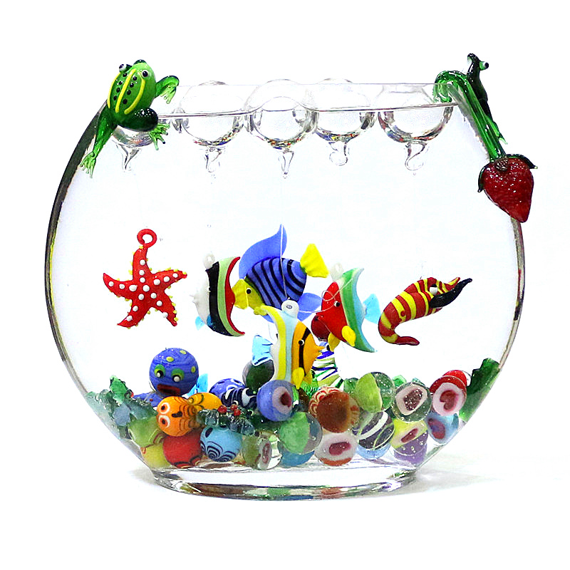Marine Aquarium Europe - Schwimmendes Glas meeres tiere Miniatur statuette