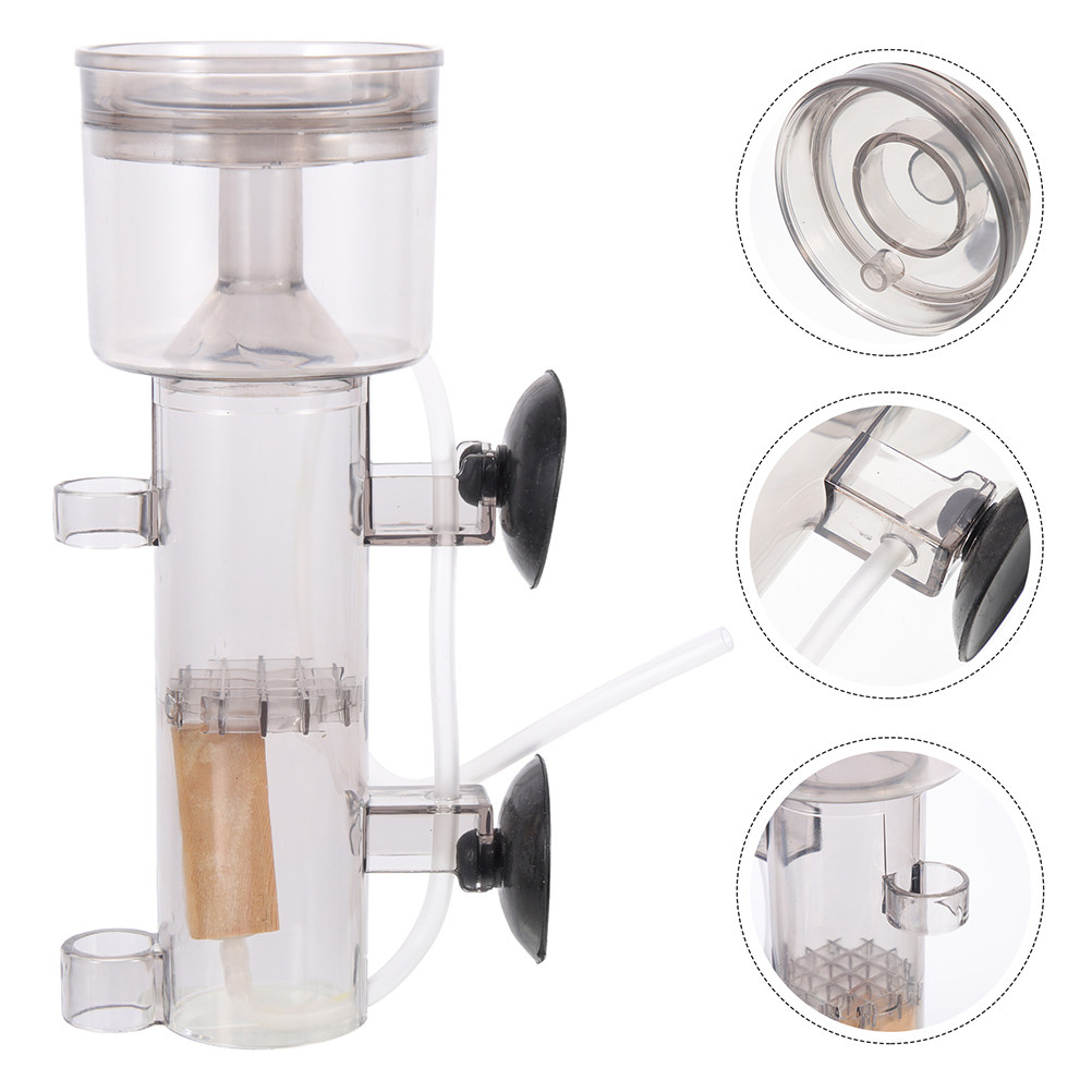 Aquarium Marine Fishes - Proteinabschäumer, interner Mini-Aquariumseparator, effizienter Salzwasserfilter für