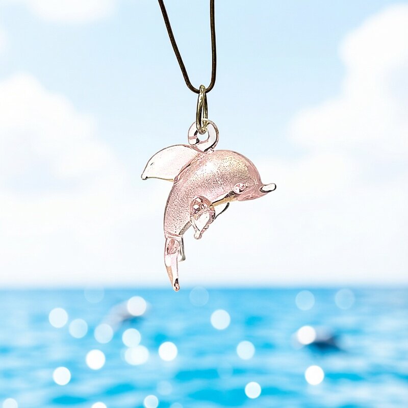 Marine Aquarium Europe - 2er Set Mini süße Murano-Glas Delfin