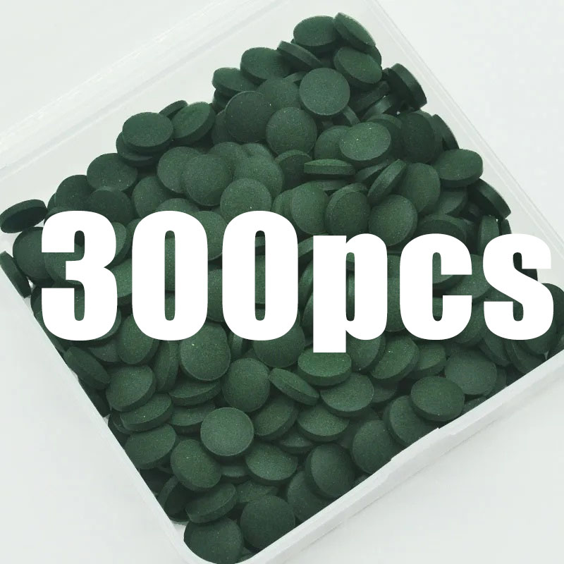 Marine Aquarium Bacteria - 50–300 Stück hochreine Spirulina-Tabletten, Spirale, Algen,