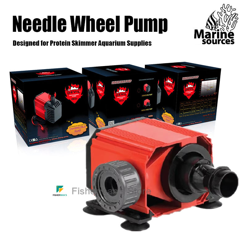 Marine Aquarium Return Pump - Red Devil Nadelradpumpe für Protein-Skimmer-Aquariumzubehör, Marine-Quellen,