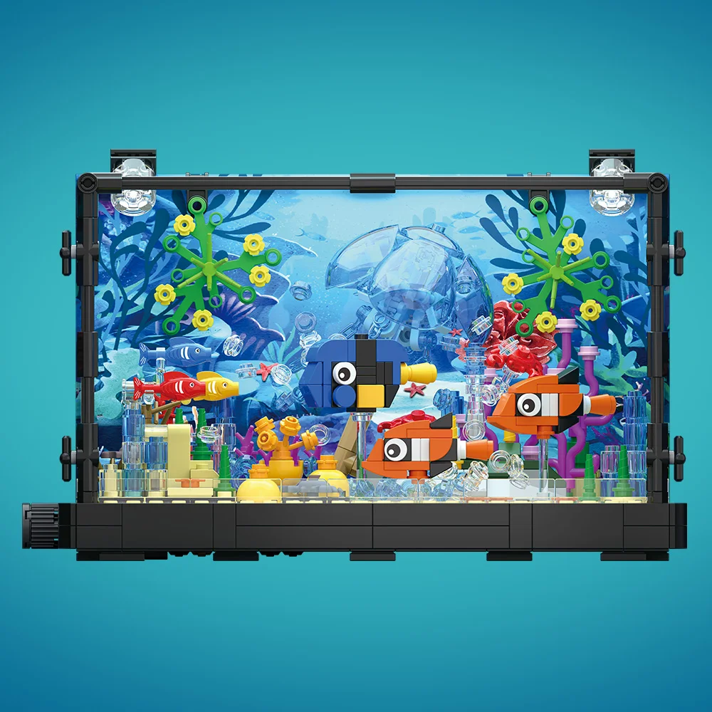 Aquarium-Baustein-Set mit Lich – Aquarium Marine Fishes Bewertung und Preis