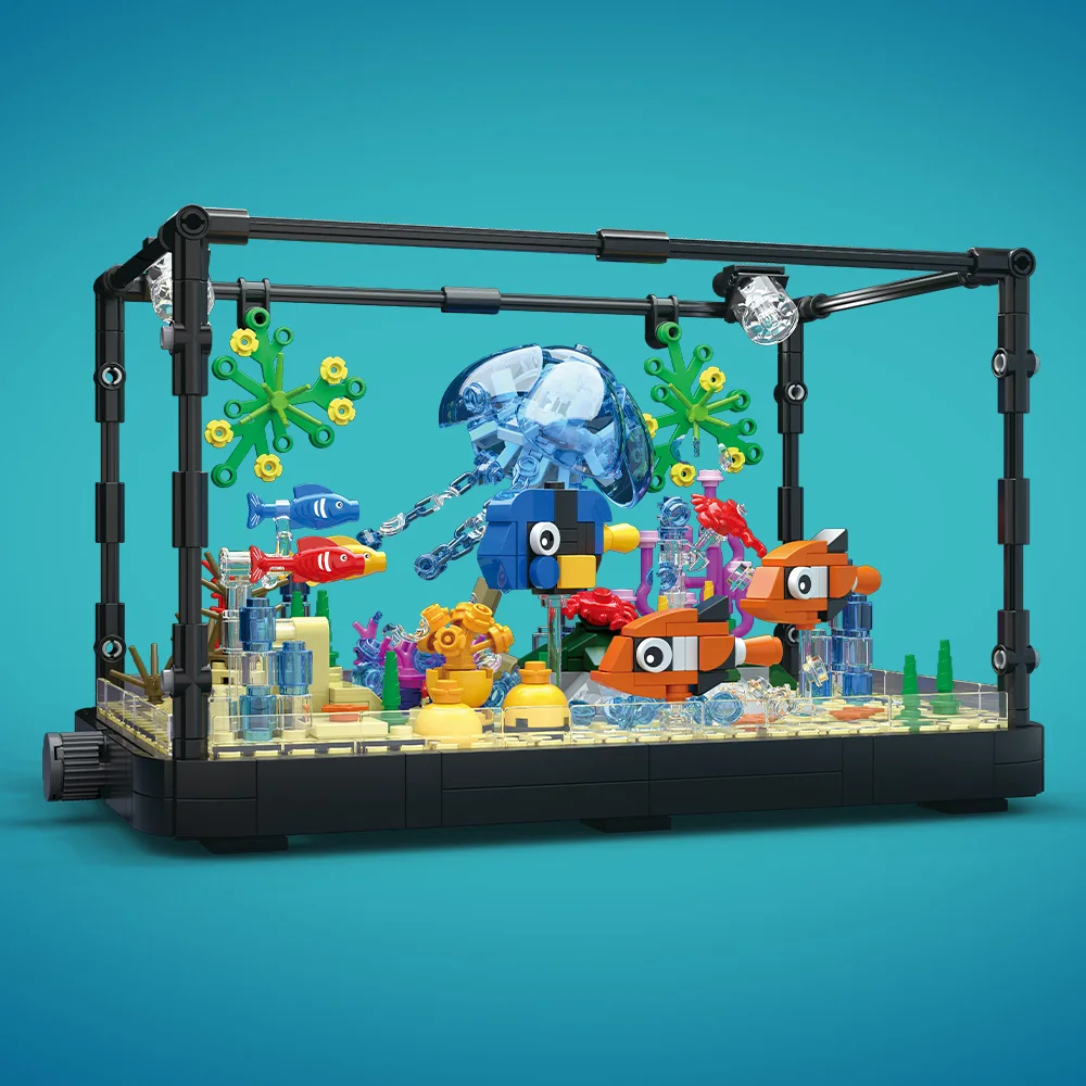 Aquarium-Baustein-Set mit Lich – Aquarium Marine Fishes Bewertung und Preis