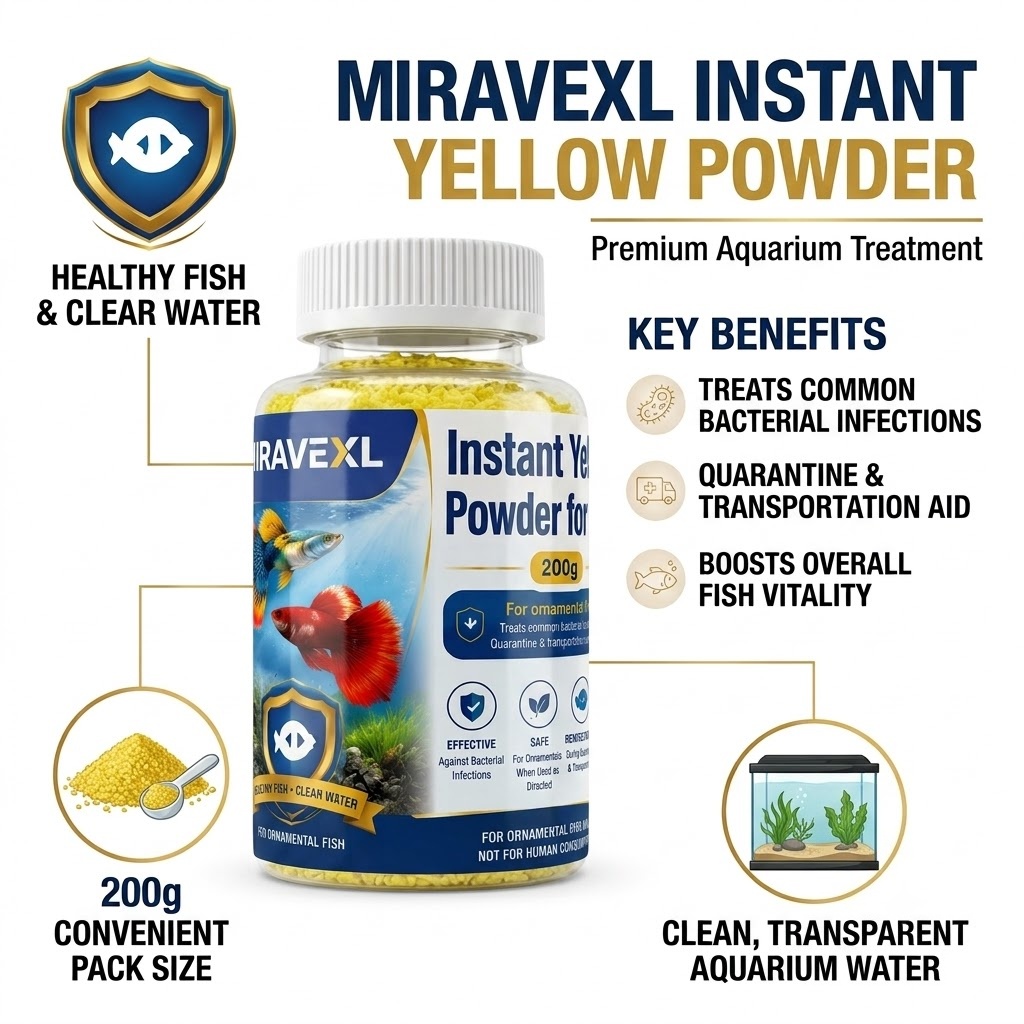 MIRAVEXL Instant Gelbes Pulver – Marine Aquarium Bacteria Bewertung und Preis