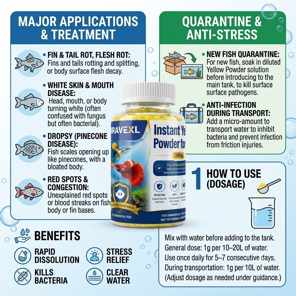 MIRAVEXL Instant Gelbes Pulver – Marine Aquarium Bacteria Bewertung und Preis